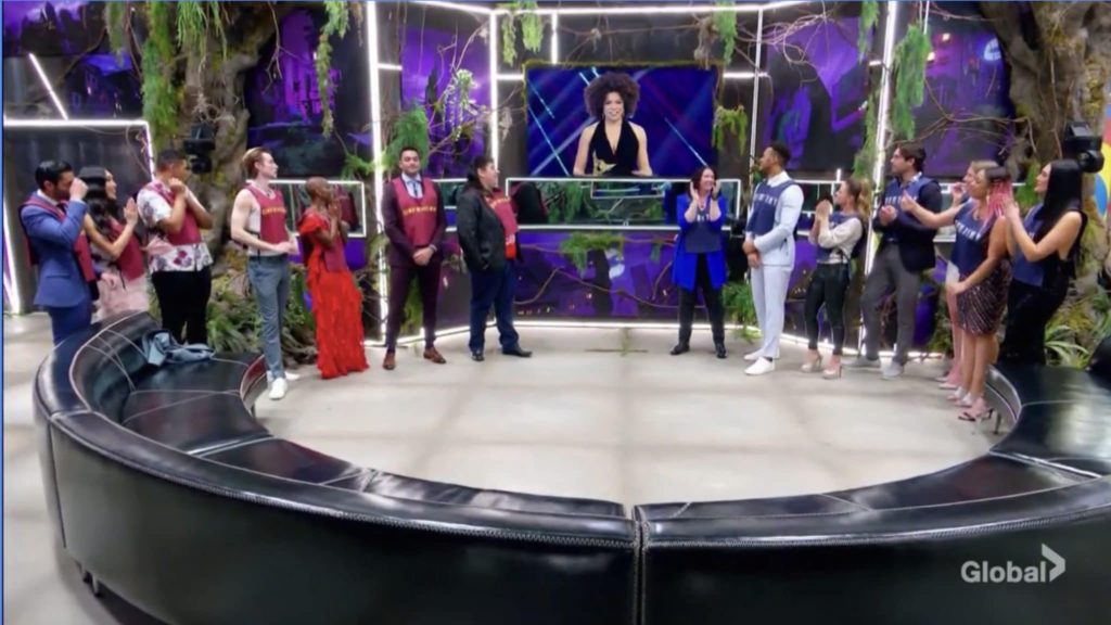 The houseguests move in and the teams are formed